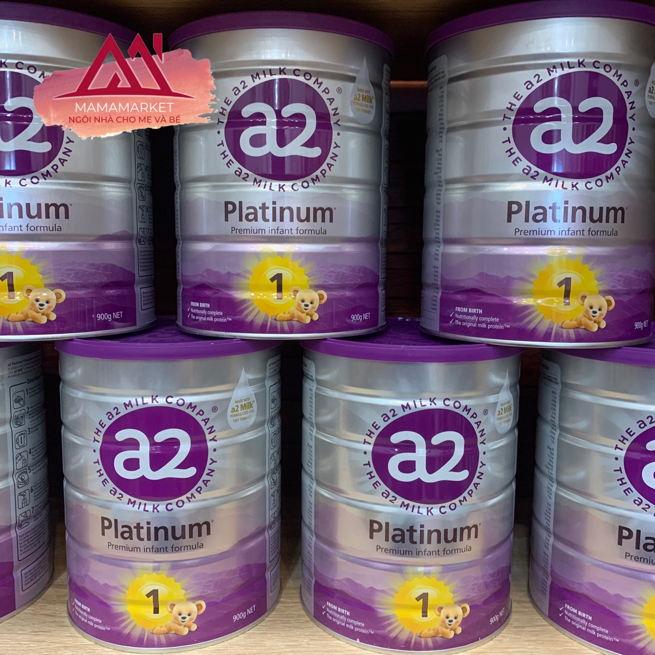Sữa A2 Platinum đủ số 1.2.3.4 - lon 900gr [ Mẫu mới & Date 2025 ]