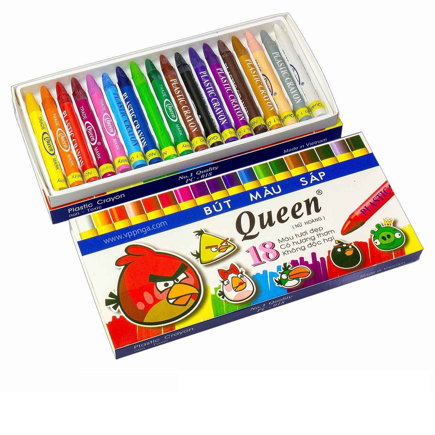 Sáp màu queen 18 màu pc-018