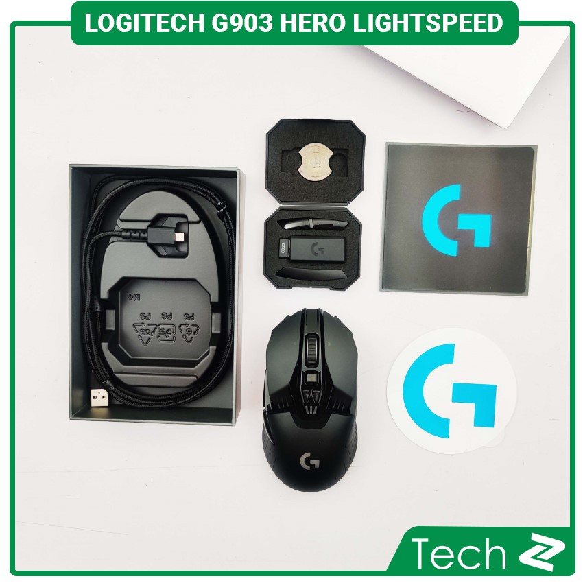 Chuột Logitech G903 HERO Lightspeed Wireless Gaming - Hàng Chính Hãng