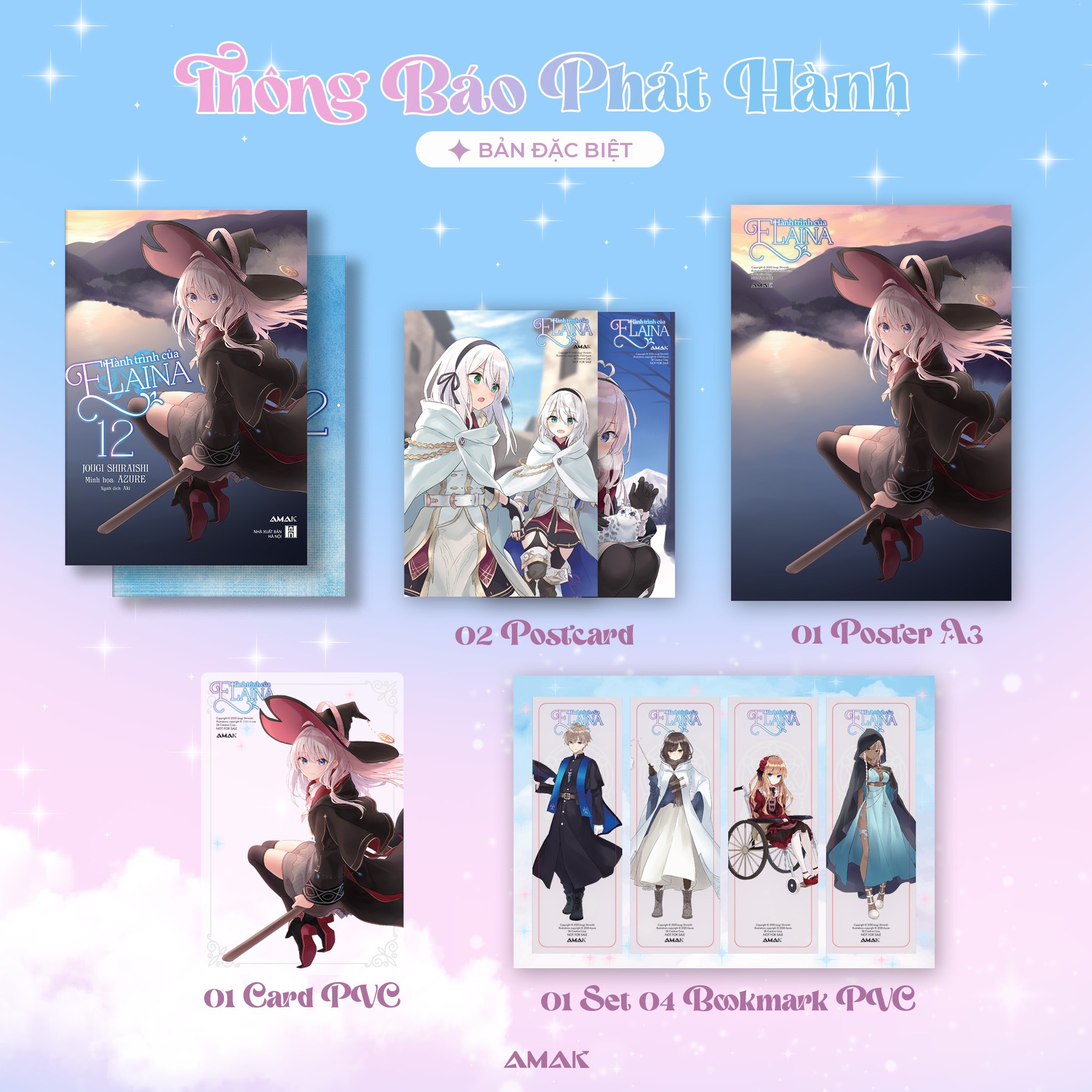 Sách - Hành Trình Của Elaina - Tập 12