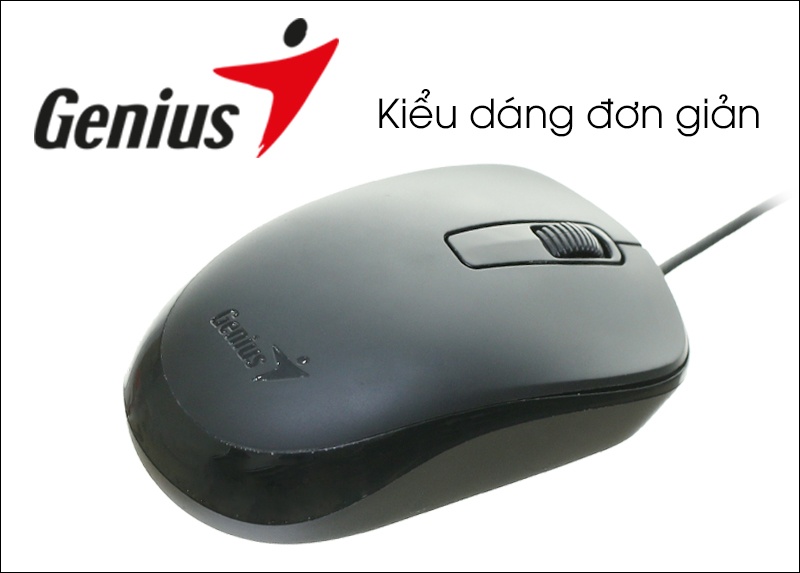 CHUỘT MÁY TÍNH CÓ DÂY GENIUS DX-125/110ĐEN
