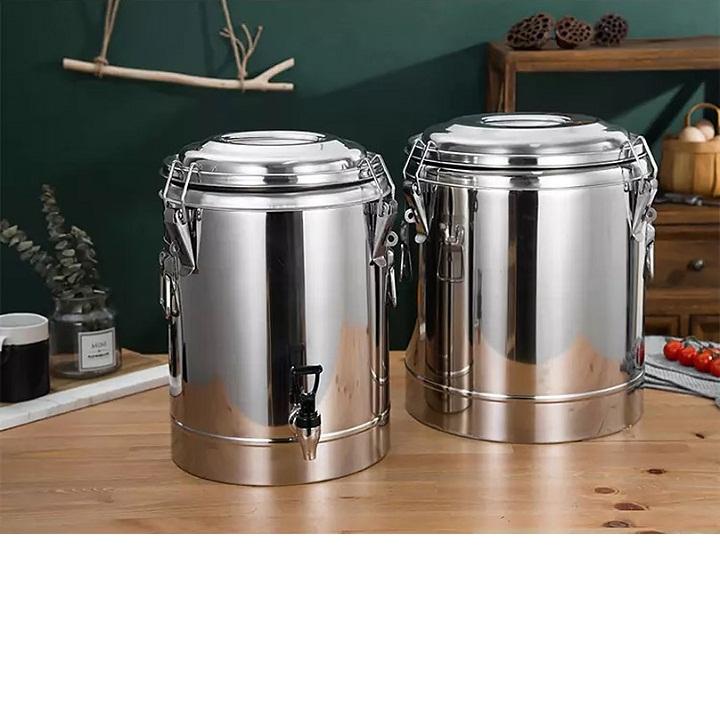 BÌNH Ủ TRÀ SỮA GIỮ NHIỆT INOX 304 RUIJIA 10L