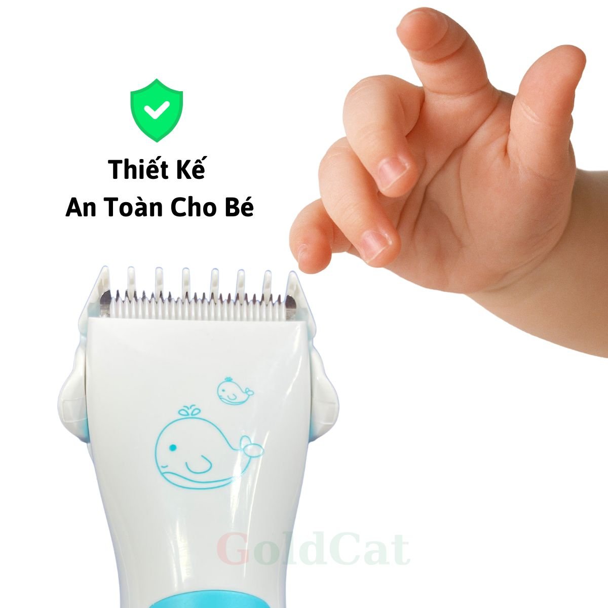 Tông Đơ Cắt Tóc Cho Bé GoldCat