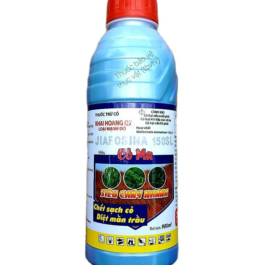 💖 Chết sạch mần trầu (Chai 900ml) Thuốc trừ Cỏ Ma JIAFOSINA 150SL ⛔(Q7 loại mạnh đô) Siêu Cháy Nhanh .. 150 SL