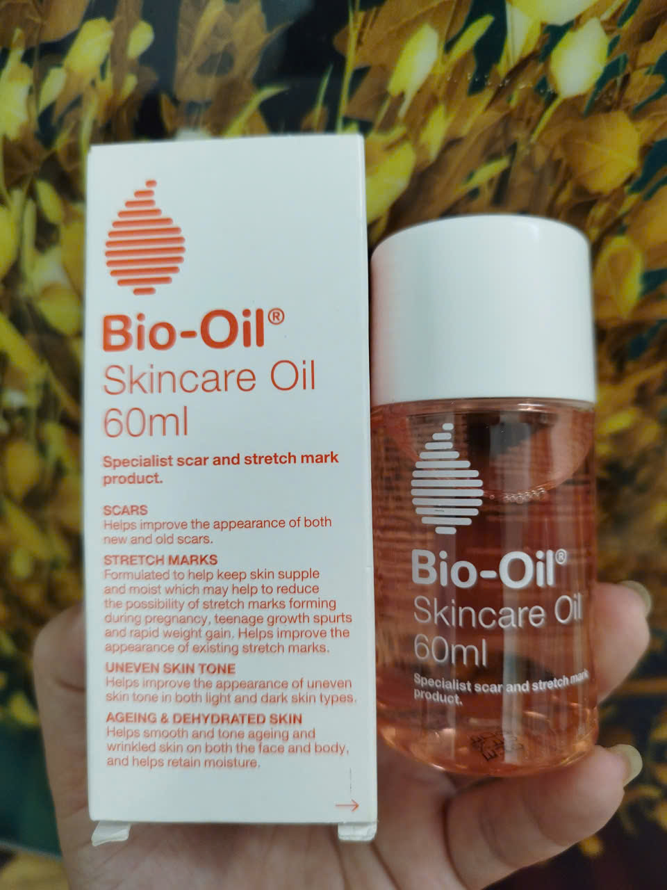 Tinh dầu trị rạn da sẹo thâm bio oil skincare oil natural 125ml chiết xuất thảo dược an toàn cho mẹ bầu và trẻ em