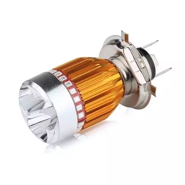 Đèn pha Led H4 7 màu 3 chế độ Tim Led
