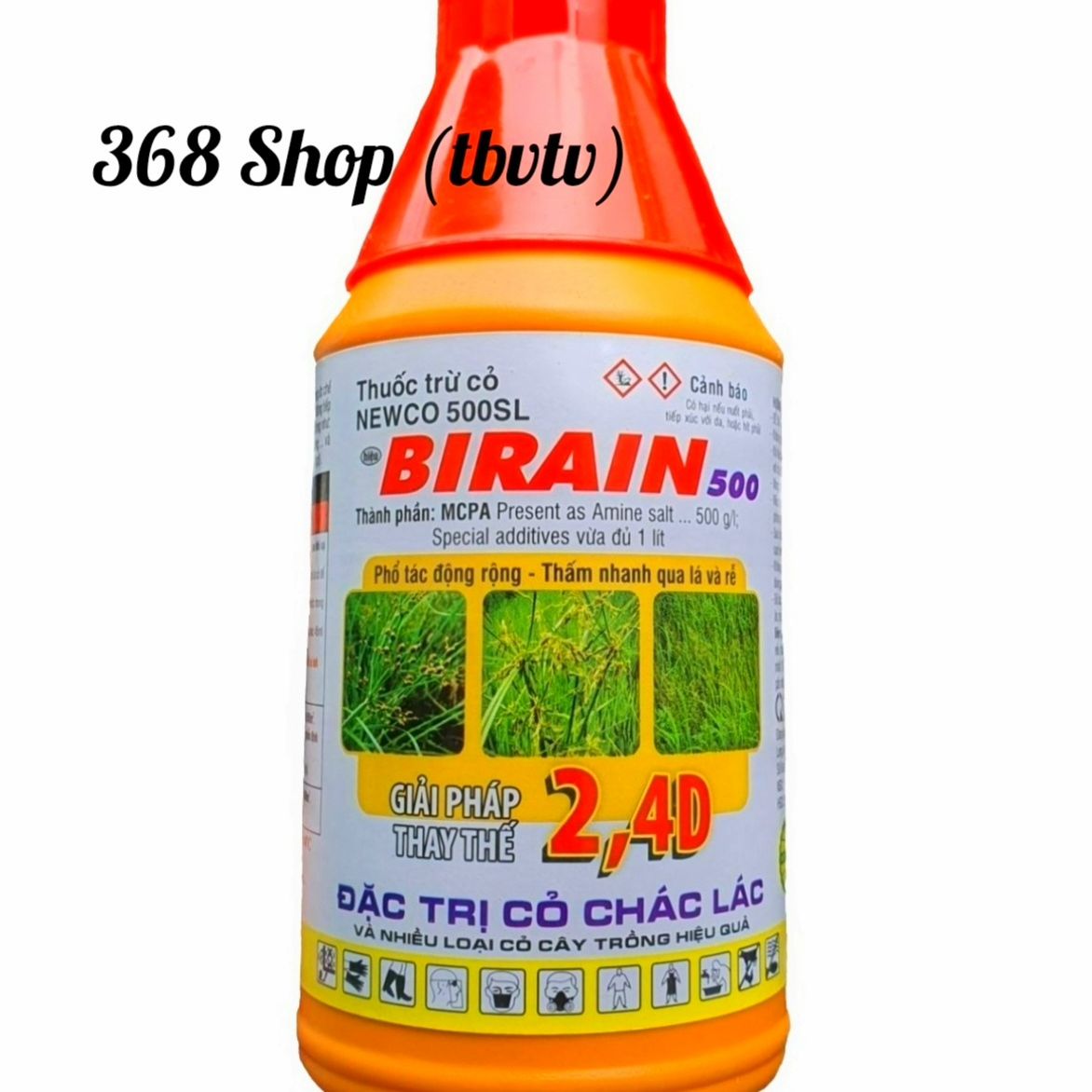 📛Cỏ chác, cỏ lác, rau muống, cỏ lá rộng💎Thuốc trừ cỏ NEWCO 500SL BIRAIN 500 (450ml) Thay thế 2,4D