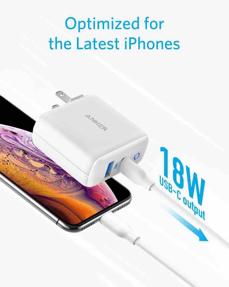 Củ Sạc Anker PowerPort Pd+2, Usb-c PD, PowerIQ2.0 33w - A2626