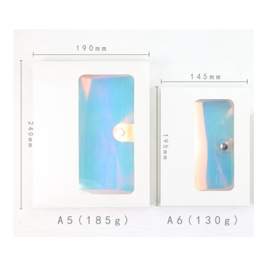 [HCM] SỔ CÒNG BINDER Hologram A5 [KÈM GIẤY + THƯỚC]