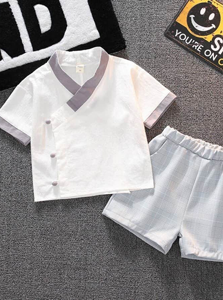Rập Giấy 30050 - Bộ Áo vạt đắp, Quần short