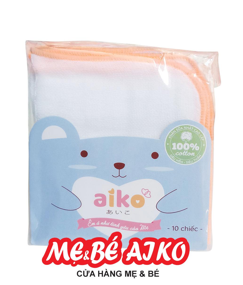 [HCM]KHĂN SỮA 3 LỚP 25x25 XUẤT NHẬT AIKO (10 CÁI/TÚI)