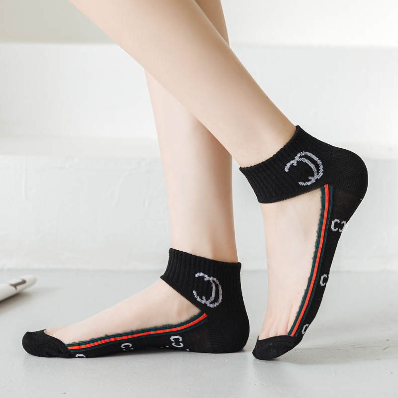 Gucci Women's Mesh Socks Set 10 Pairs 5 Colors