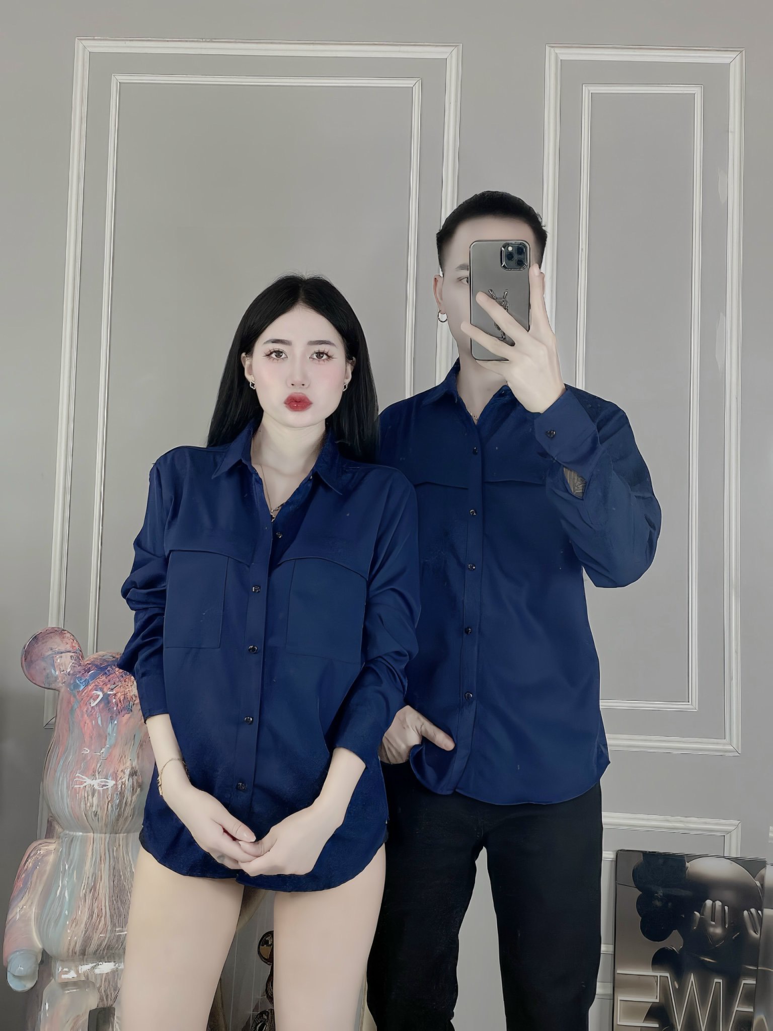 ÁO SƠ MI NAM CHẤT LỤA DÀY MÁT MỊN LỊCH SỰ
