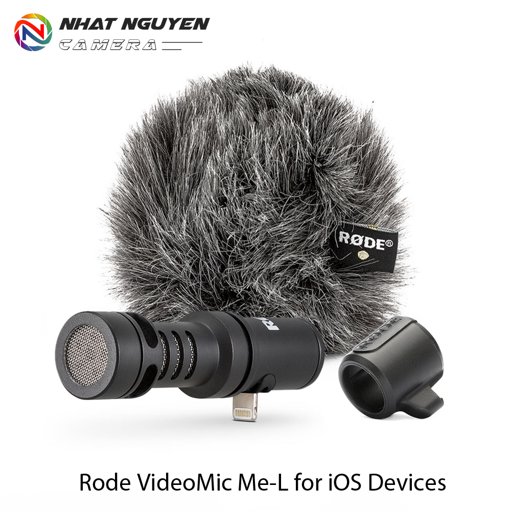 [HCM]Micro Rode VideoMic Me-L cổng Lightning - Micro định hướng cho điện thoại iPhone/ Ipad - Bảo hành 12 tháng