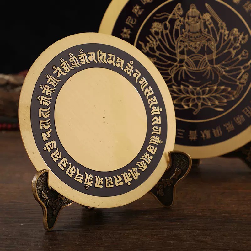 [PBMC] Kính đàn Chuẩn Đề đồng 12cm