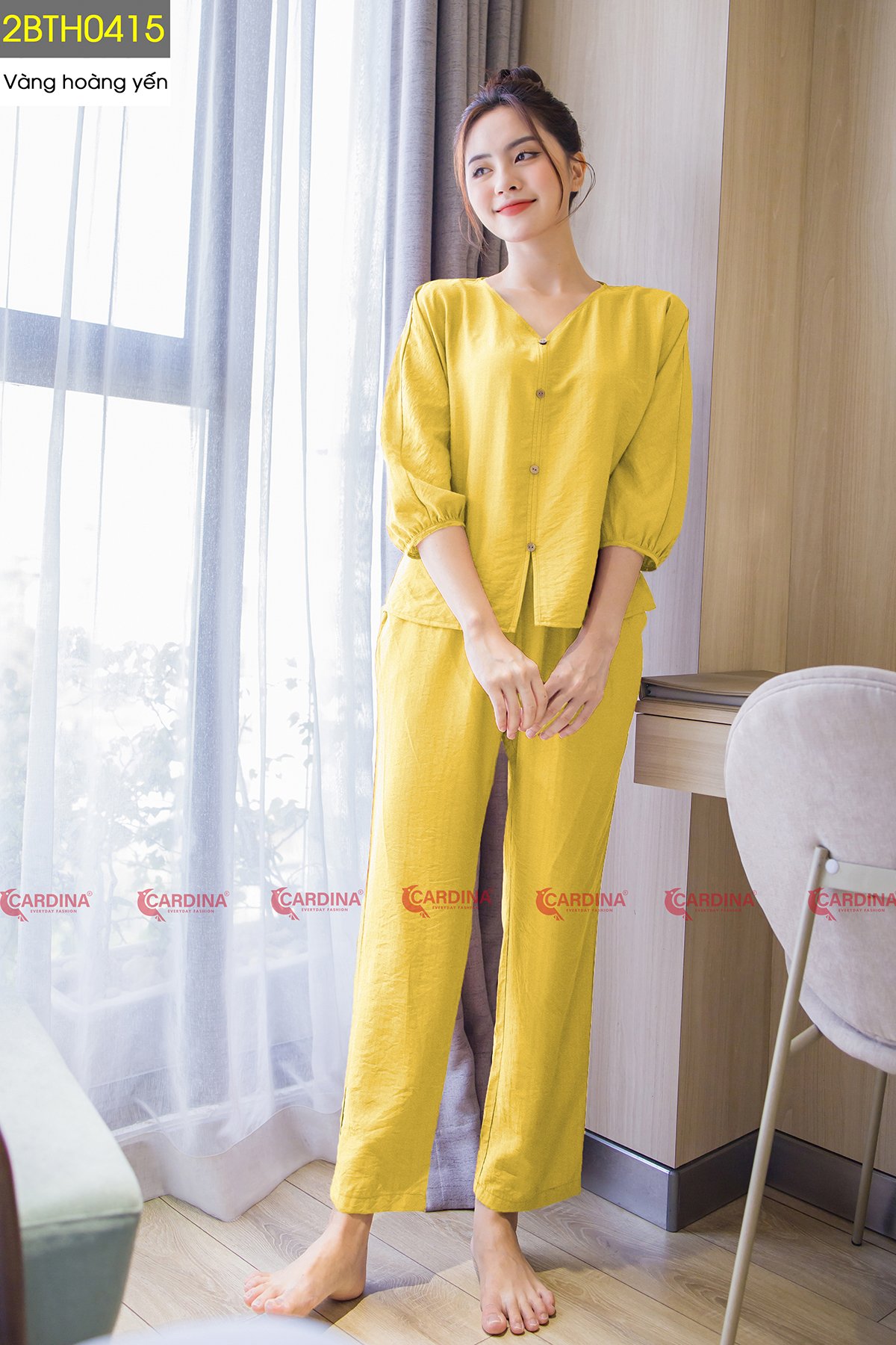 mã 2BTH04 - Bộ thô trơn cổ tim Cardina