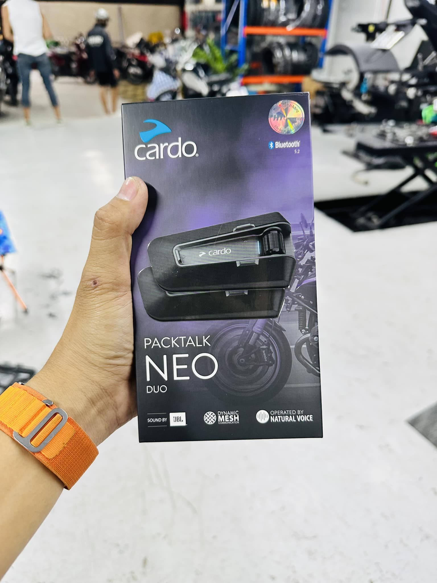 Tai nghe Cardo PACKTALK NEO - Bluetooth Intercom lái xe máy