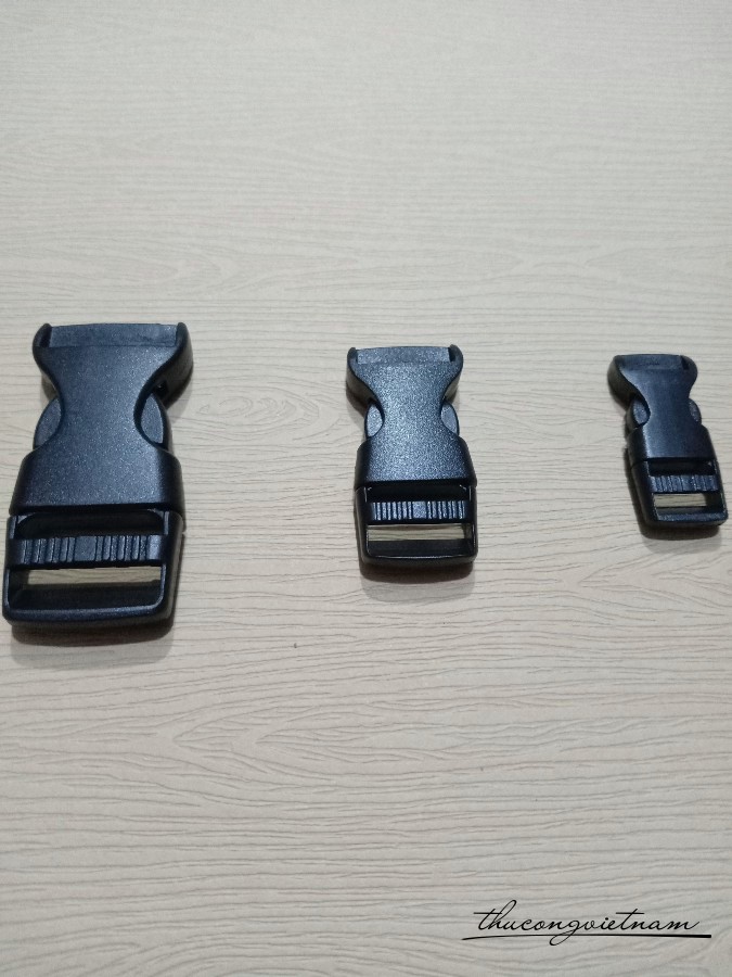 Khóa nhựa paracord thẳng 2cm
