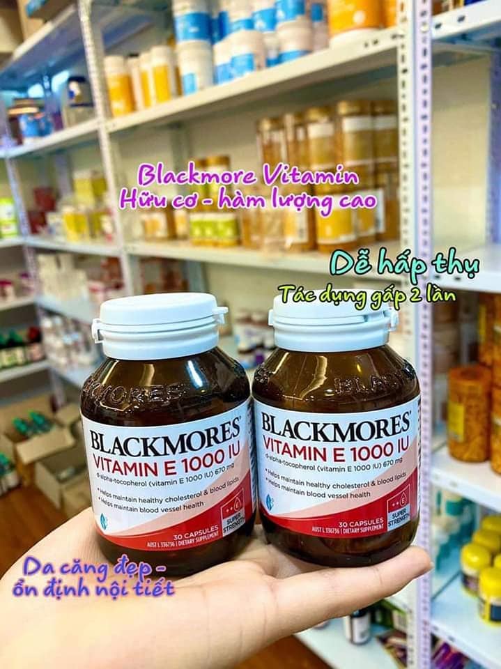 Vitamin E Blackmores - hàm lượng 1000IU