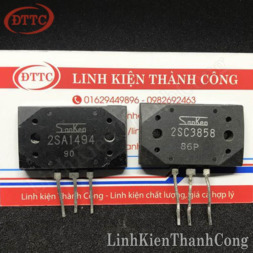 Cặp 2SA1494 2SC3858 Sanken Tháo Máy