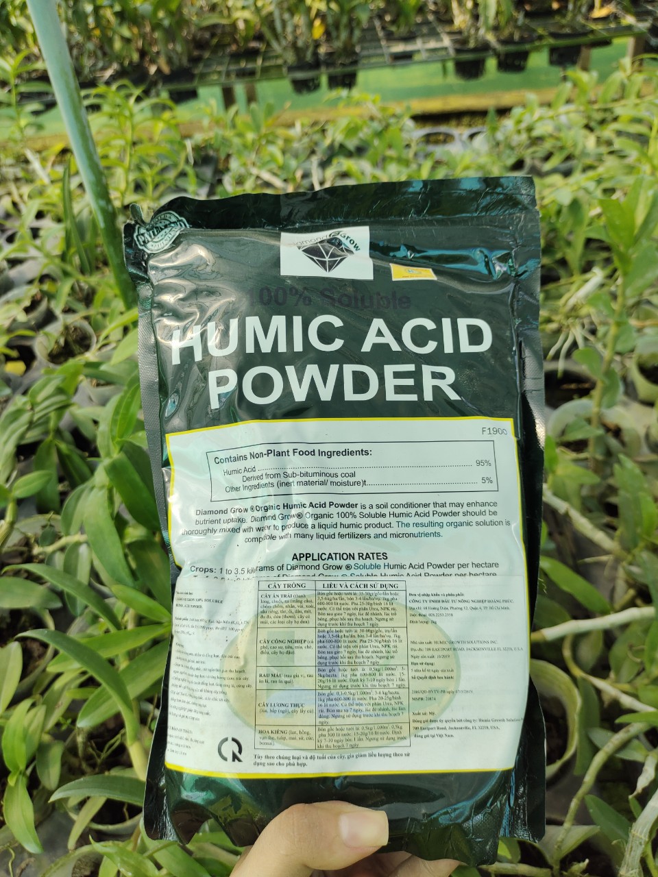 Phân Bón Kích Rễ Hữu Cơ Humic Acid Powder