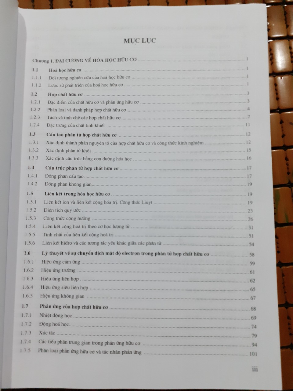Hoá Học Hữu Cơ Tập 1