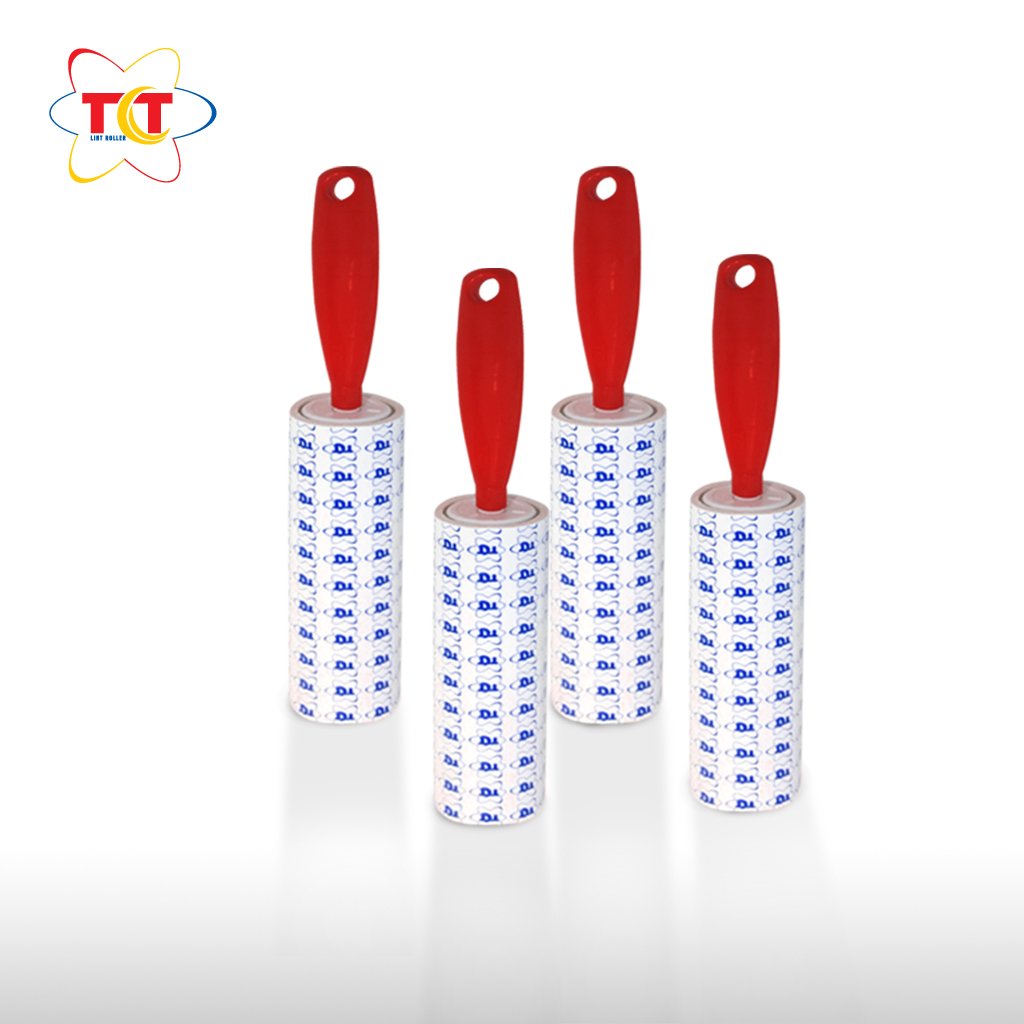 CÂY LĂN BỤI TCT 2460 (gồm 1 cán nhựa 10cm và 1 lõi giấy 10cm, 60 lớp)