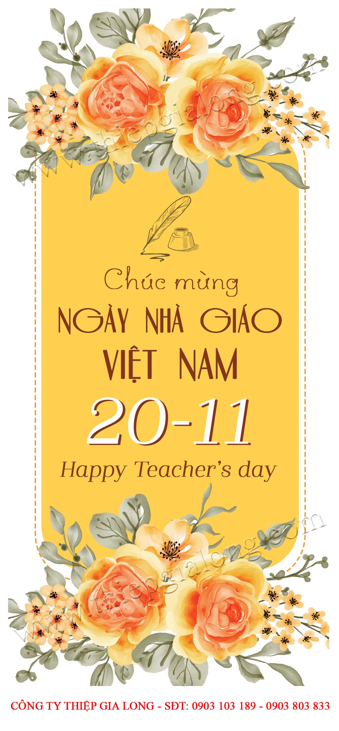 Thiệp ngày 20 tháng 11