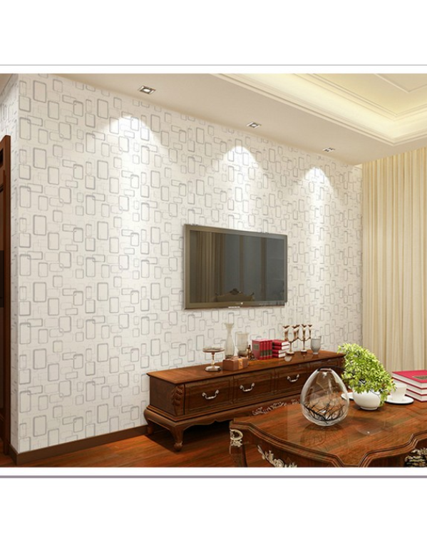 [HCM]5m Decal GiấY Dán TườNg Ô Vuông TrắNg