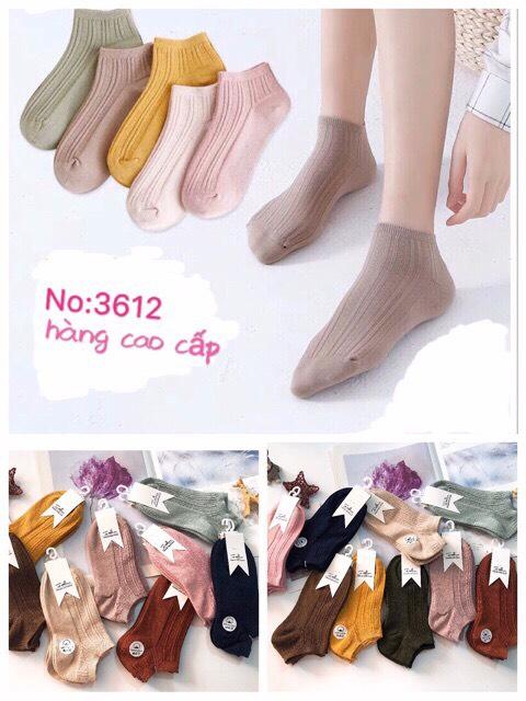 Set 10 đôi tất len gân nữ siêu đẹp