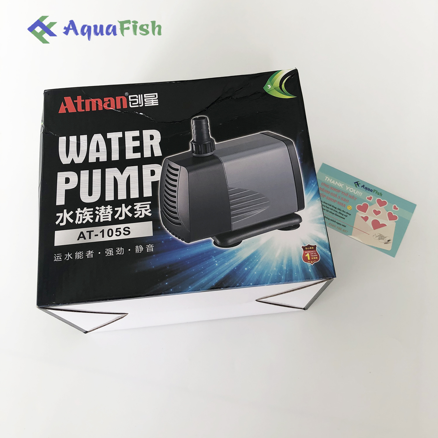 Water pump for aquarium Atman 104S to 107s (pump, power-saving and smoothness)