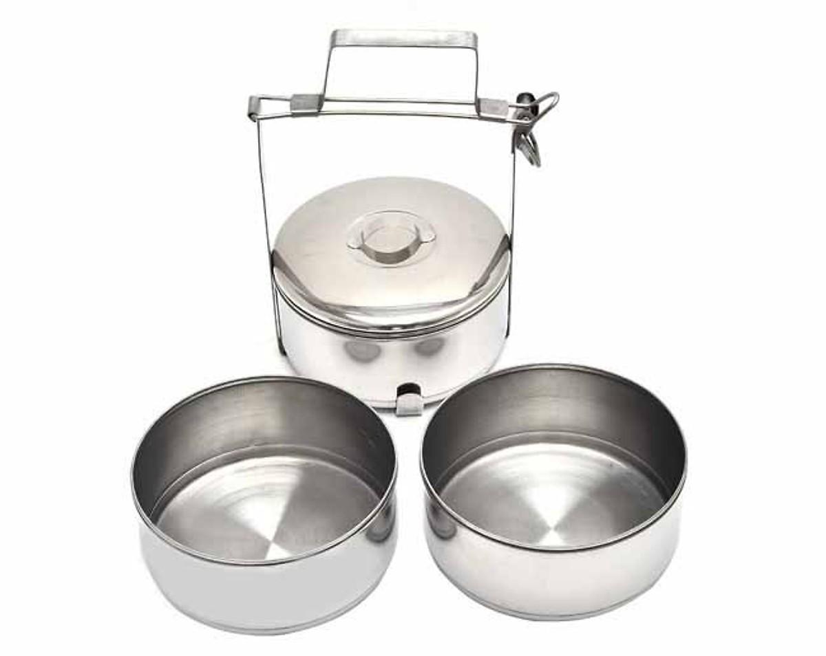 CA MEN HỘP ĐỰNG CƠM 3 TẦNG INOX KHÔNG GỈ CAO CẤP