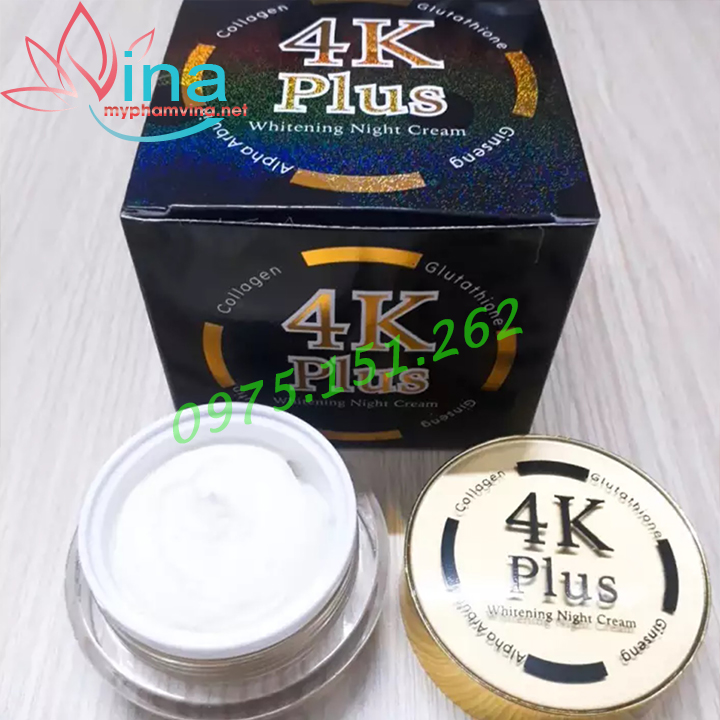 Kem 4K Plus Thái Lan Whitening Night Cream