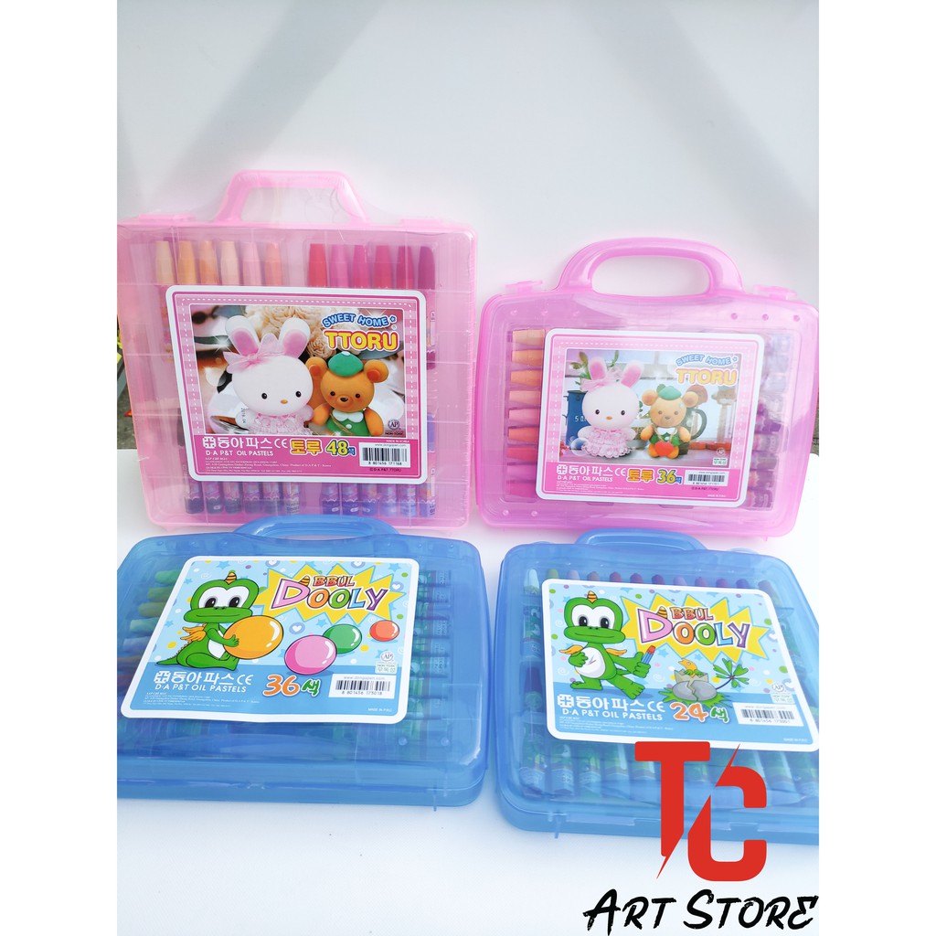 Bút Sáp Dầu 24/ 36/ 48 Màu Dooly