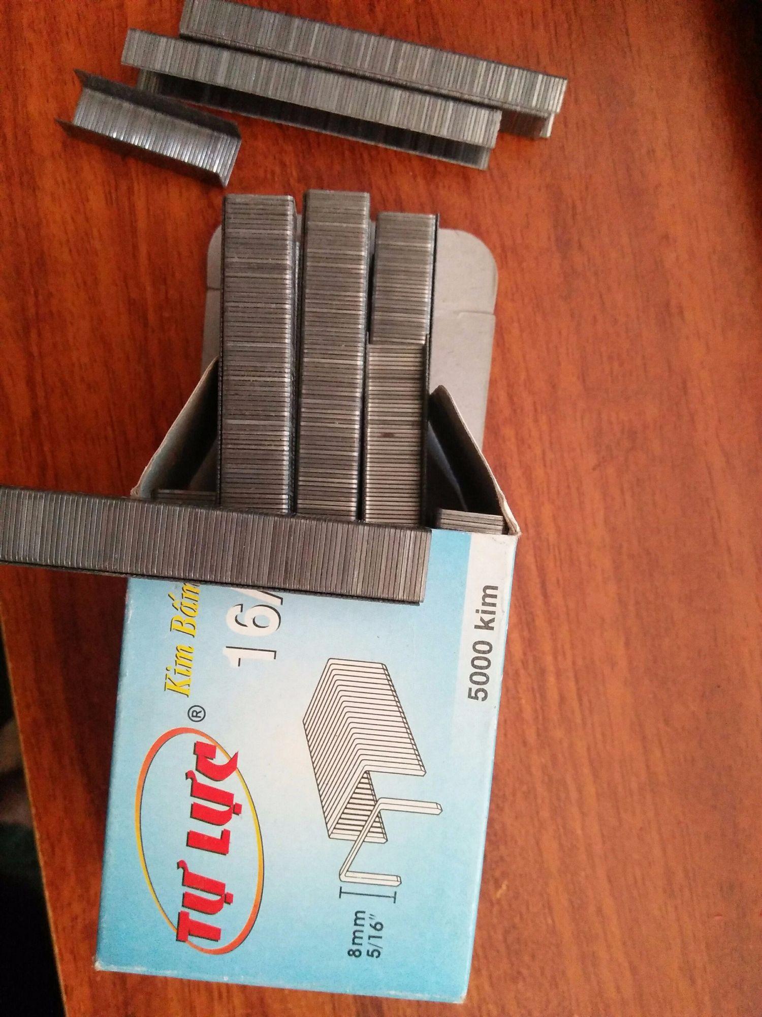 ghim bấm gỗ, sách, giấyTự Lực đủ size (5000kim)