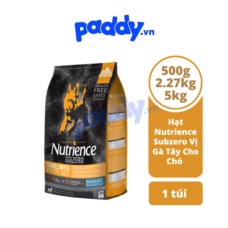Thức Ăn Cho Chó Nutrience Subzero Hạt Nhỏ Vị Gà Tây