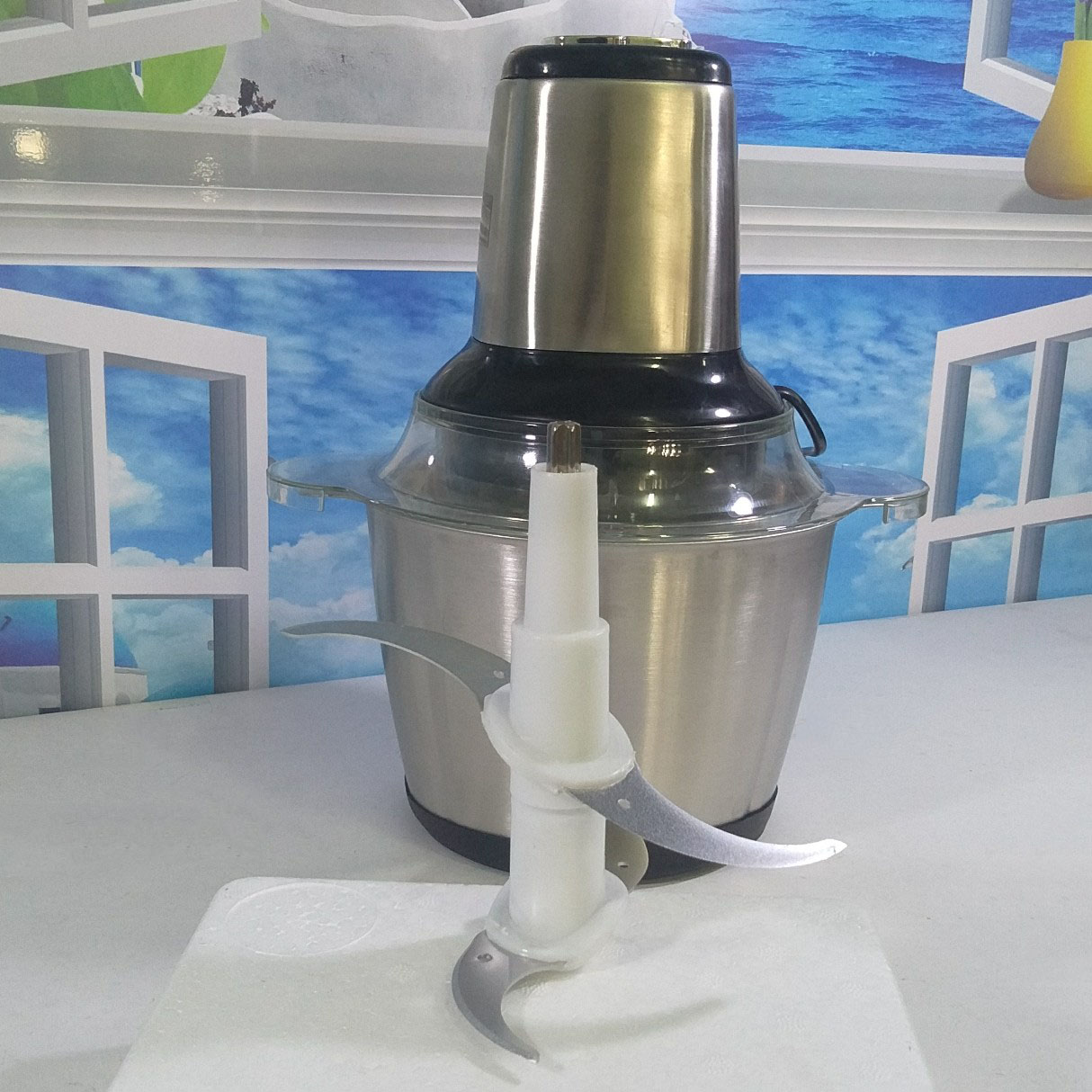 lưỡi dao máy xay thịt đa năng inox 4 lưỡi