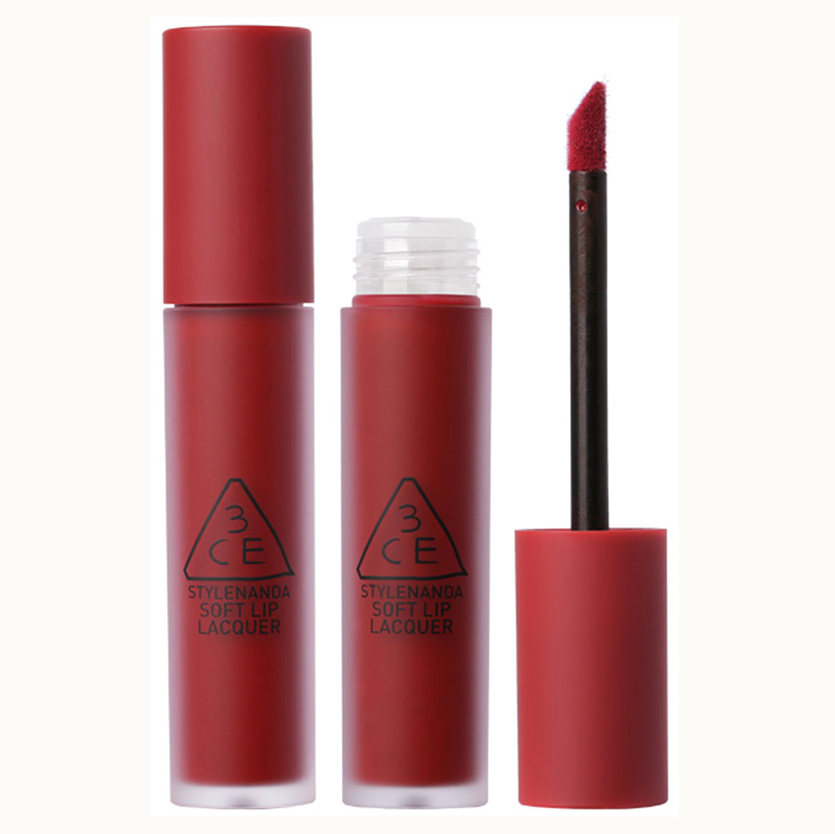 [Genuine] 3CE soft lip lacquer red cold change mode lipstick