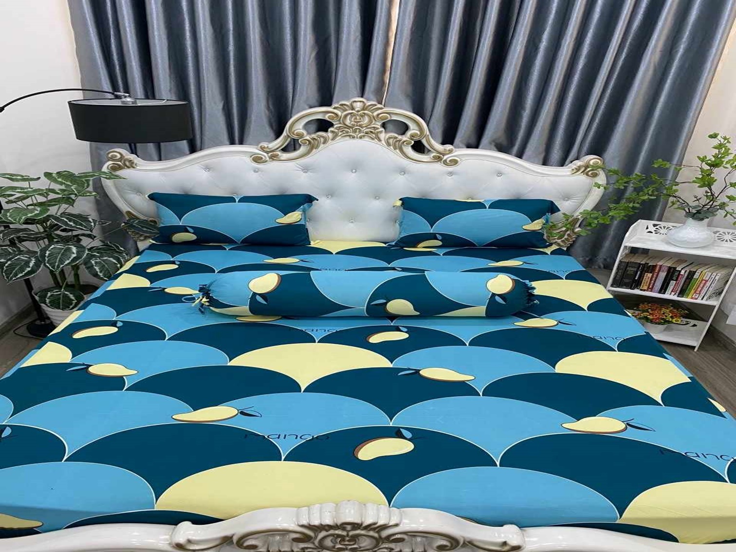 Ga giường thun lạnh Hàn Quốc drap thun cho nệm dày 10 phân - [Giao màu ngẫu nhiên]