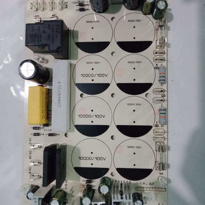 mạch nguồn 8 tụ có cổng cắm Bluetooth có kdm