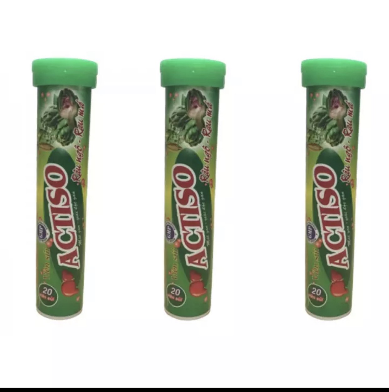 Tuýp sủi Actiso- mát gan- giải độc [ tuýp 20 viên]