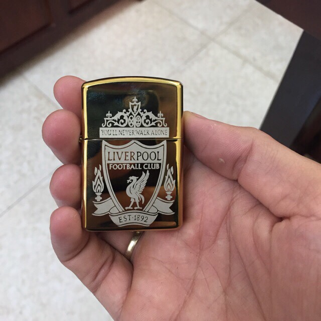 [HCM]Bật lửa zippo USA Logo LIVERPOOL