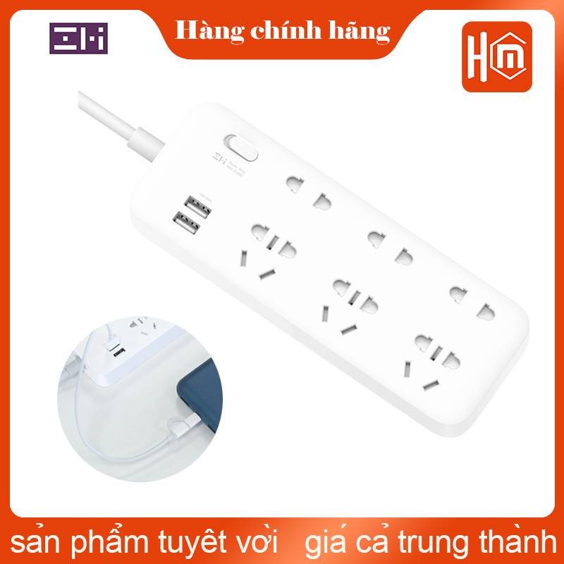 Ổ Điện ZMI CX05 6 Cổng 2 USB