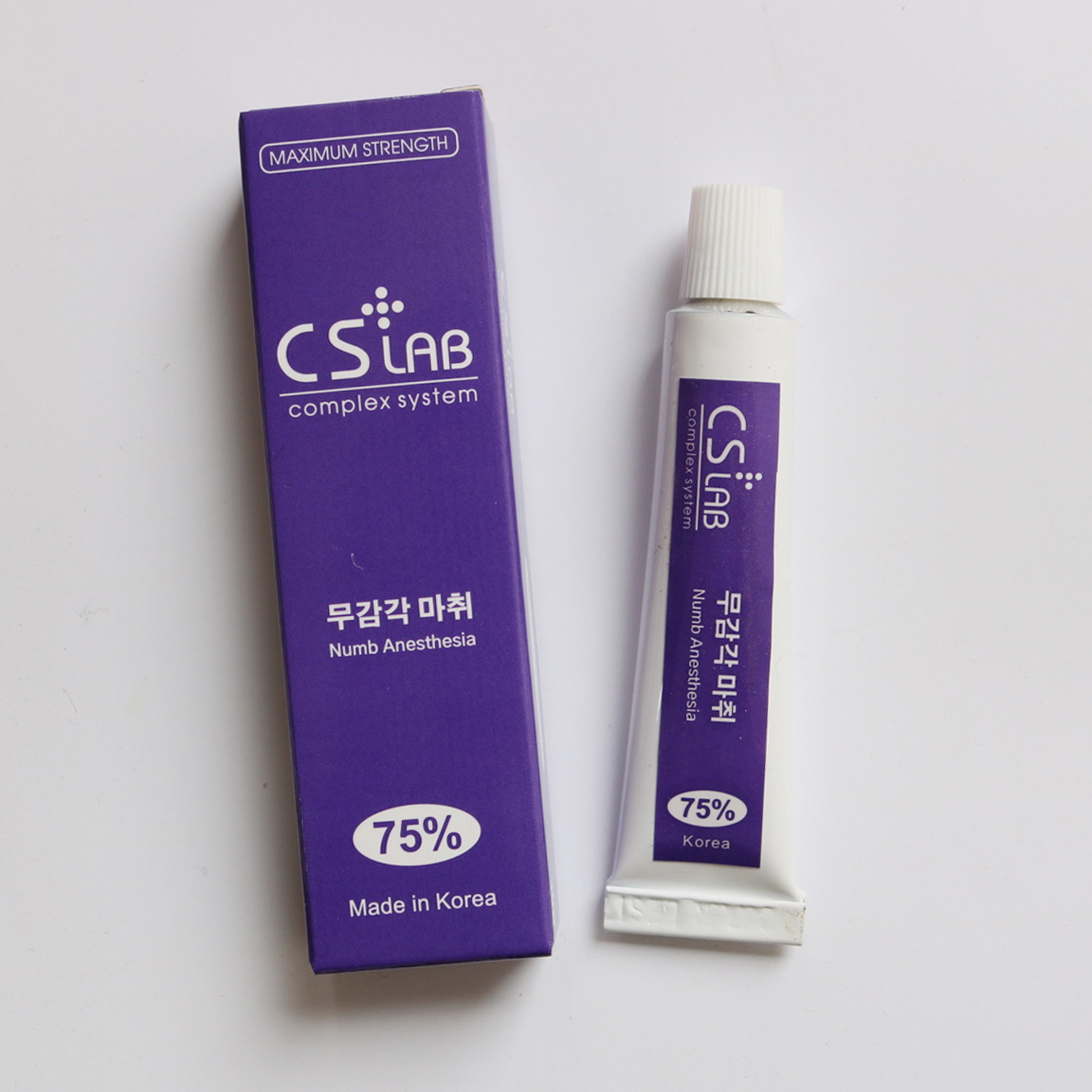 [Giá sỉ 10 tip ↗]  Tê kem CS LAB Tím phun xăm ủ Môi Mày Mí