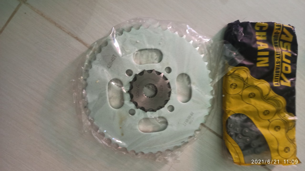 Nhông sên dĩa HJ,EN125,GZ150