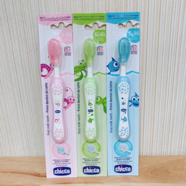 [HCM]BÀN CHẢI ĐÁNH RĂNG CHICCO cho bé từ 6M+