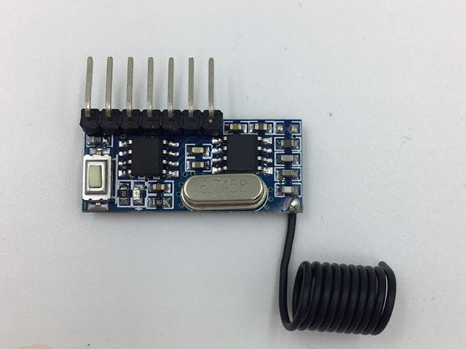 Module thu phát RF 433Mhz có học lệnh