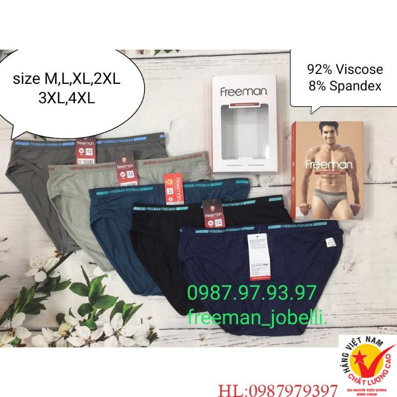 FREEMAN - Quần lót nam Freeman 6040 cotton lụa