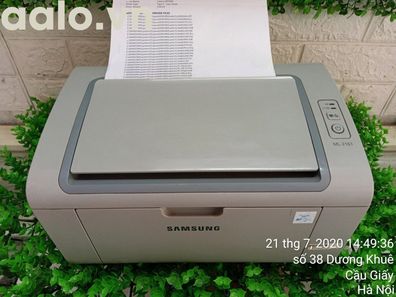 Máy in Laser Samsung ML 2161 ( hộp mực + Dây nguồn + Dây USB mới )