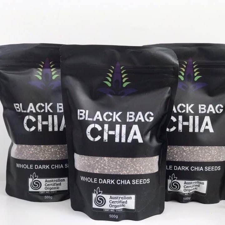 Hạt chia Blak Bag nhập khẩu Úc 500g (date 2025)